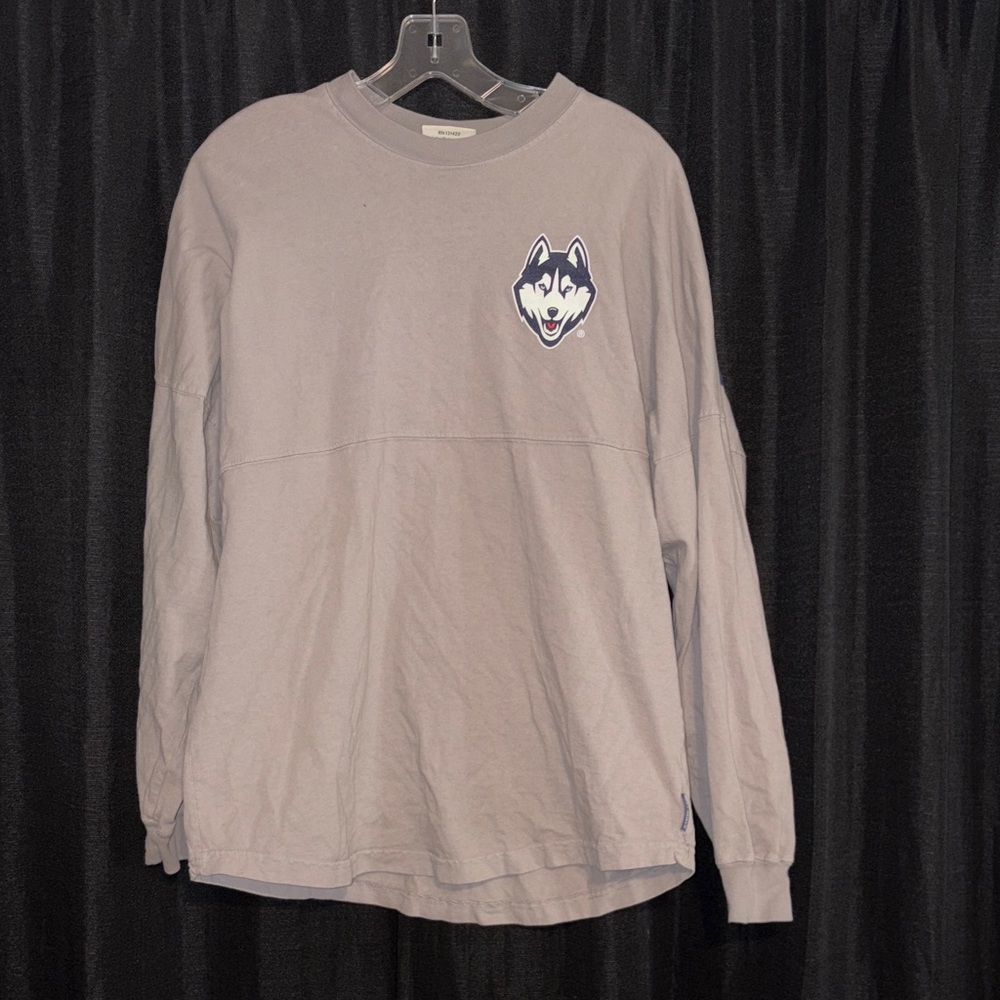 UConn Gray Long Sleeve Shirt